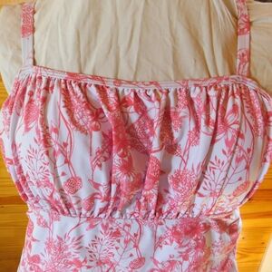 Pink Floral Bathing suit